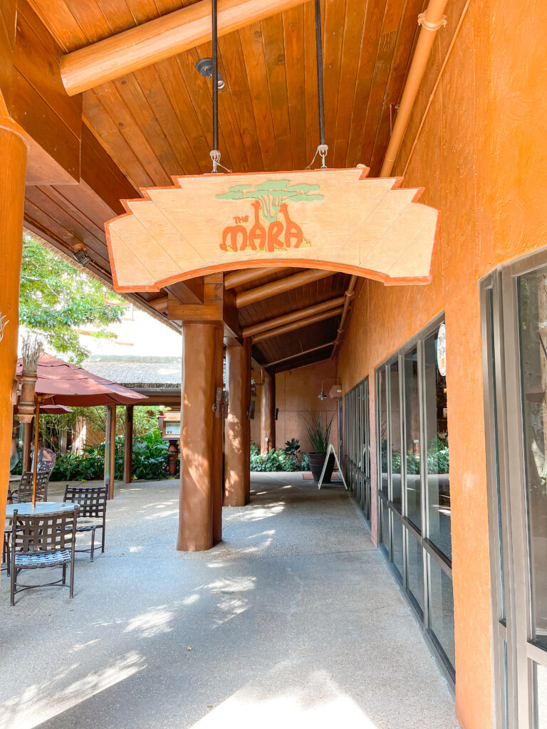 The Mara quick service dining at Disney's Animal Kingdom Lodge.