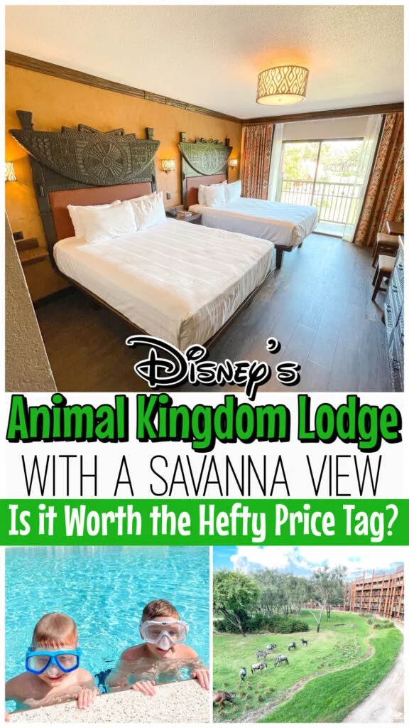 Pinterest Image for Disney's Animal Kingdom Lodge.