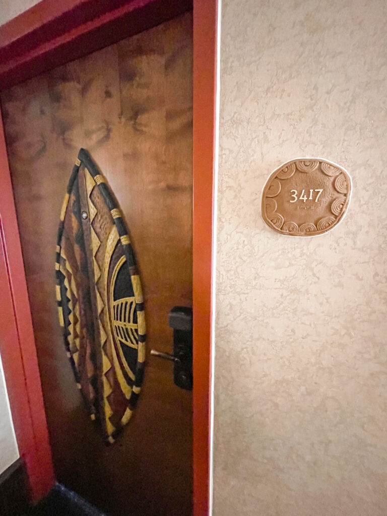 Room 3417 at Disney's Animal Kingdom Lodge.