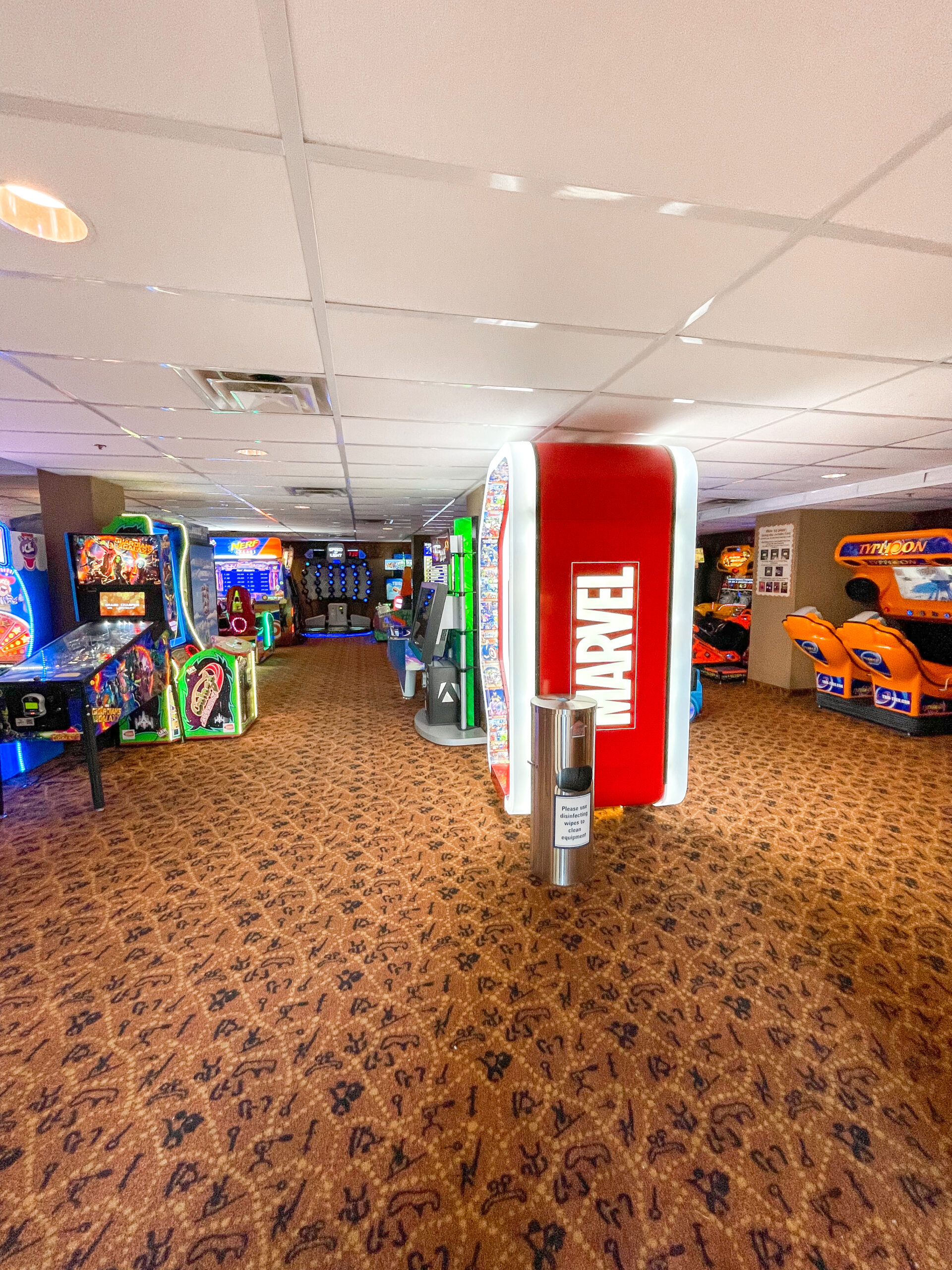 Arcade at Animal Kingdom Lodge.