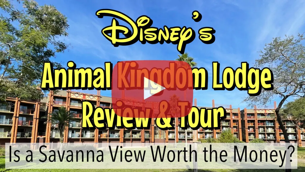 YouTube thumbnail image for Disney's Animal Kingdom Lodge Review & Tour.