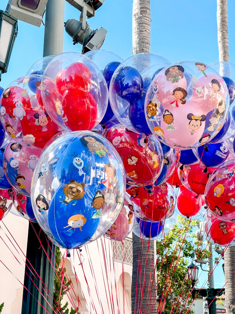 Mickey Balloons at Disney California Adventure.