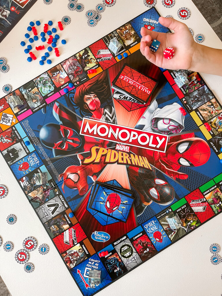 Spider-Man Monopoly.