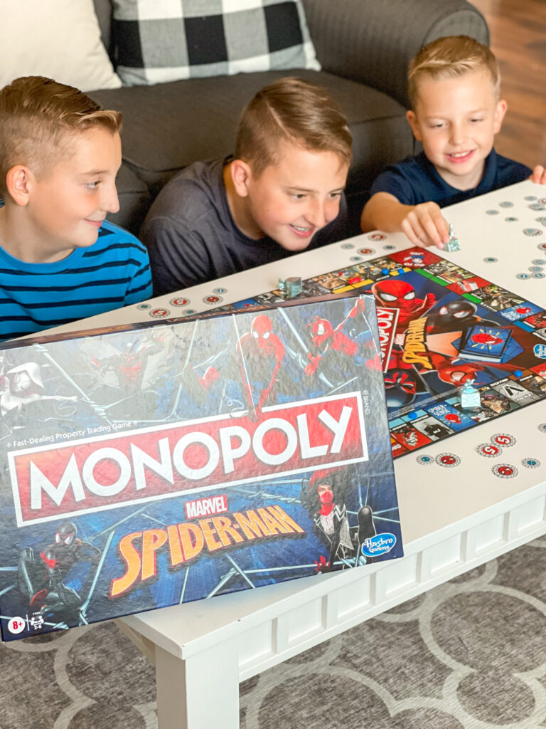 Spider-Man Monopoly.