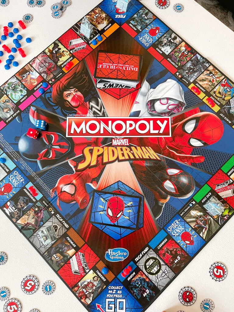 Spider-Man Monopoly.
