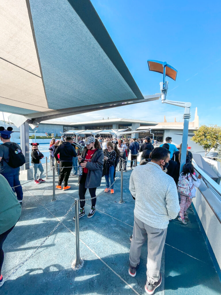 Line for Space Mountain.