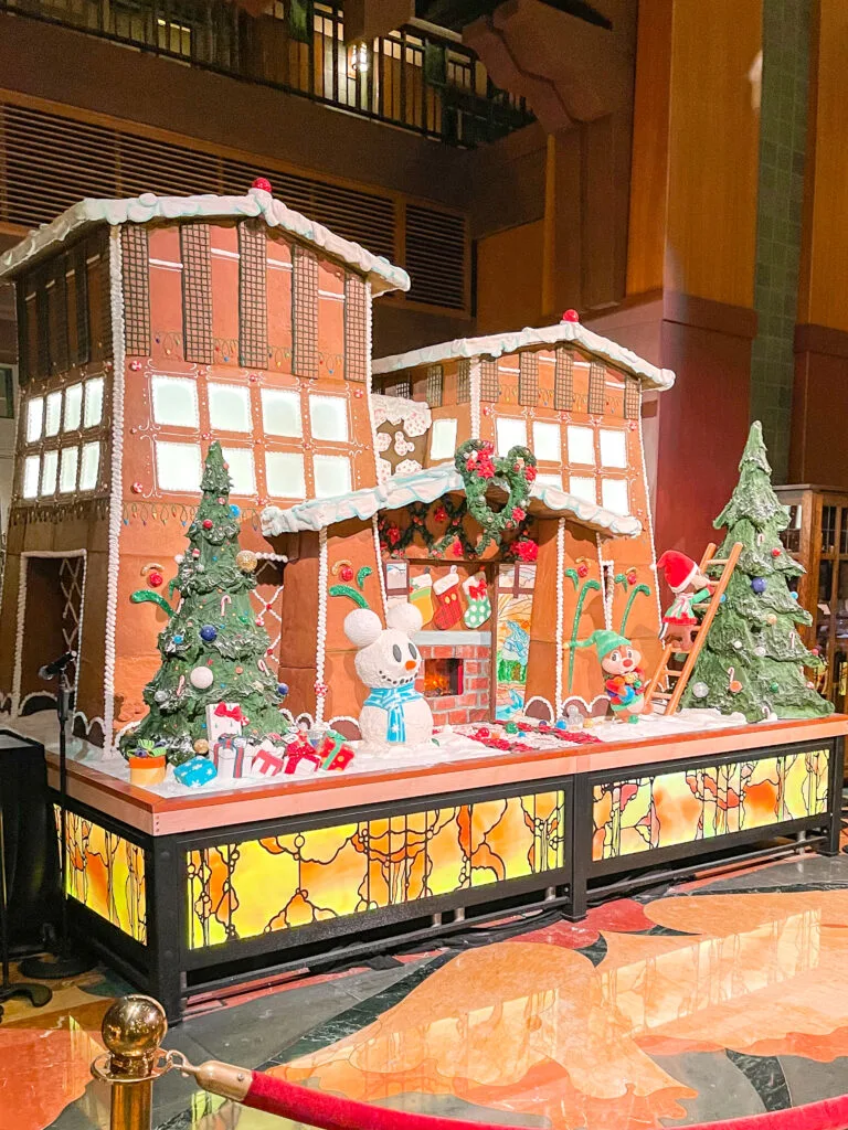 Disney's Grand Californian gingerbread house.