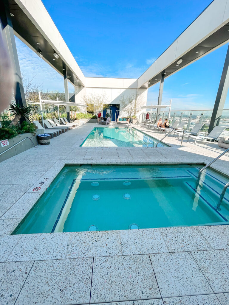 Rooftop Pool at Radisson Blu.