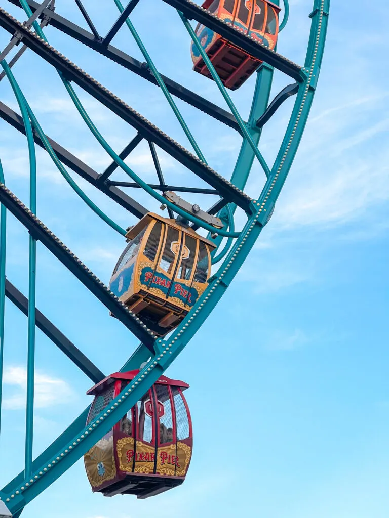 Pixar Pal-A-Round at Disney California Adventure.