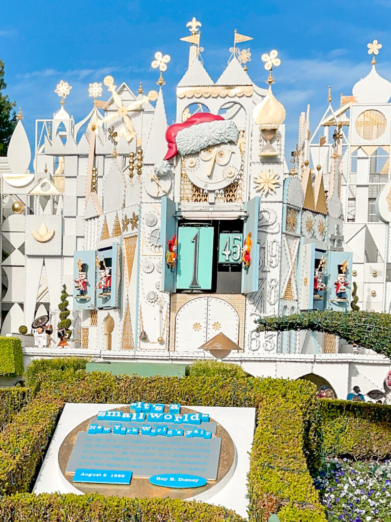 It's A Small World with a Santa Hat.