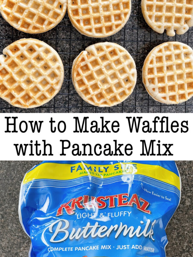 Pancake Mix Waffles