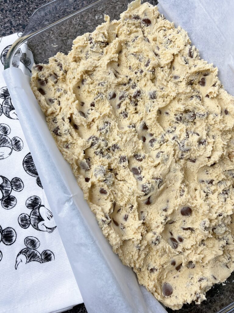 Cookie Dough in a 9x13 pan.