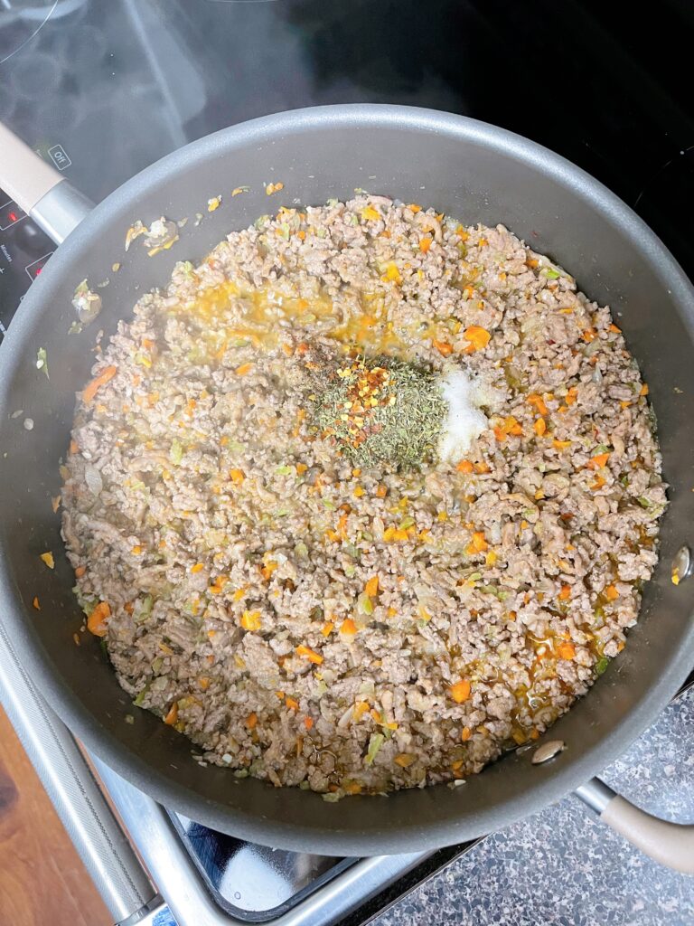 Spices added to Bolognese Sauce.