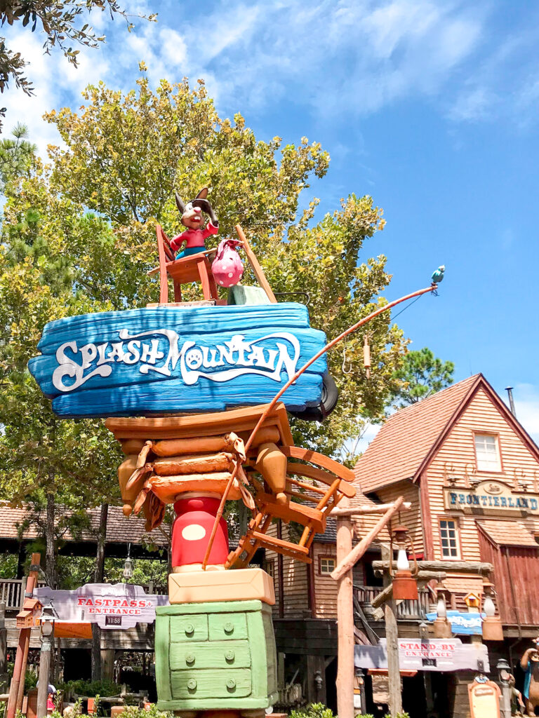 Entrance to Splash Mountain at Disney World.