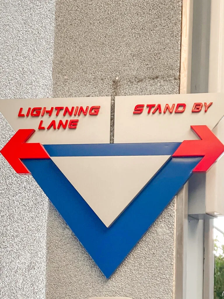 Lightning Lane at Disney World.