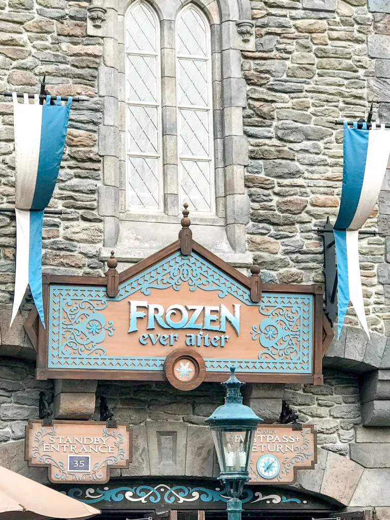 Frozen ride at Epcot.