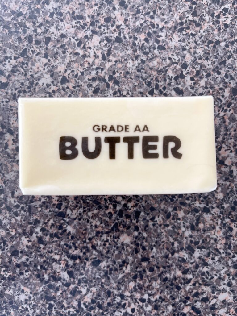 A stick of butter.