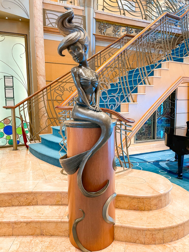 Atrium of the Disney Wonder.