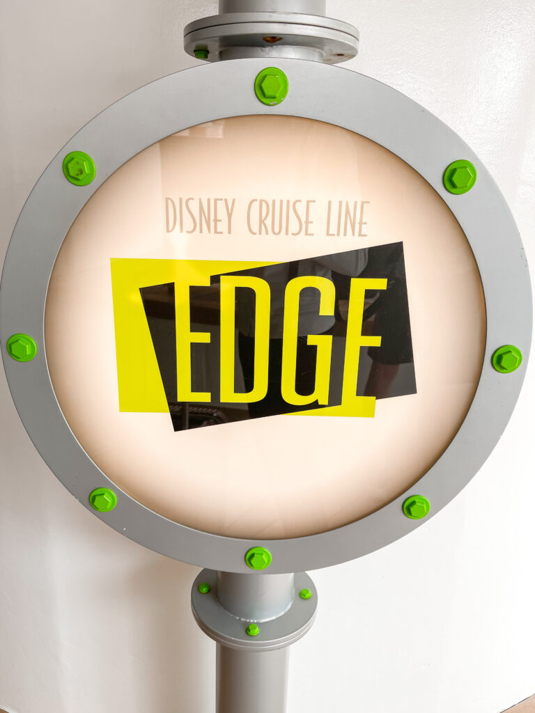 Edge club on the Disney Wonder.