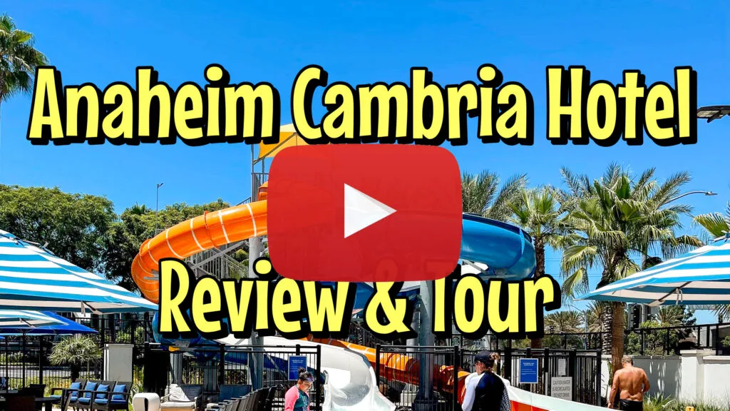YouTube thumbnail for Anaheim Cambria Hotel Review & Tour.