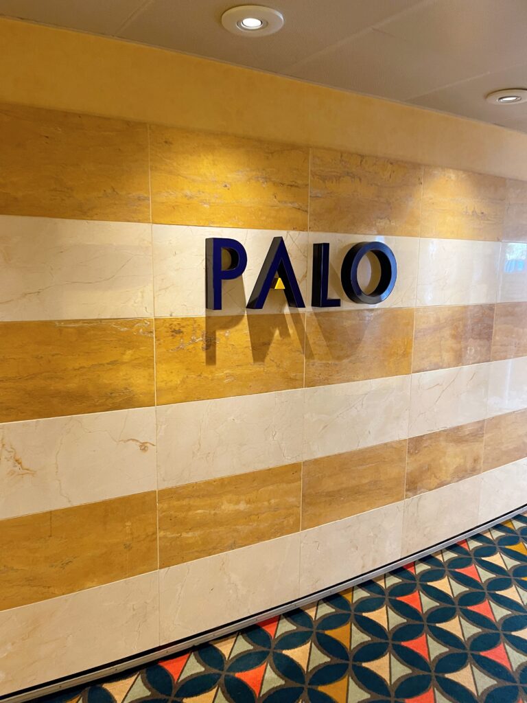 Entrance to Palo on the Disney Magic.