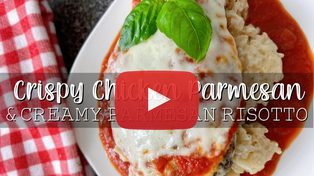 YouTube thumbnail for Crispy Chicken Parmesan.