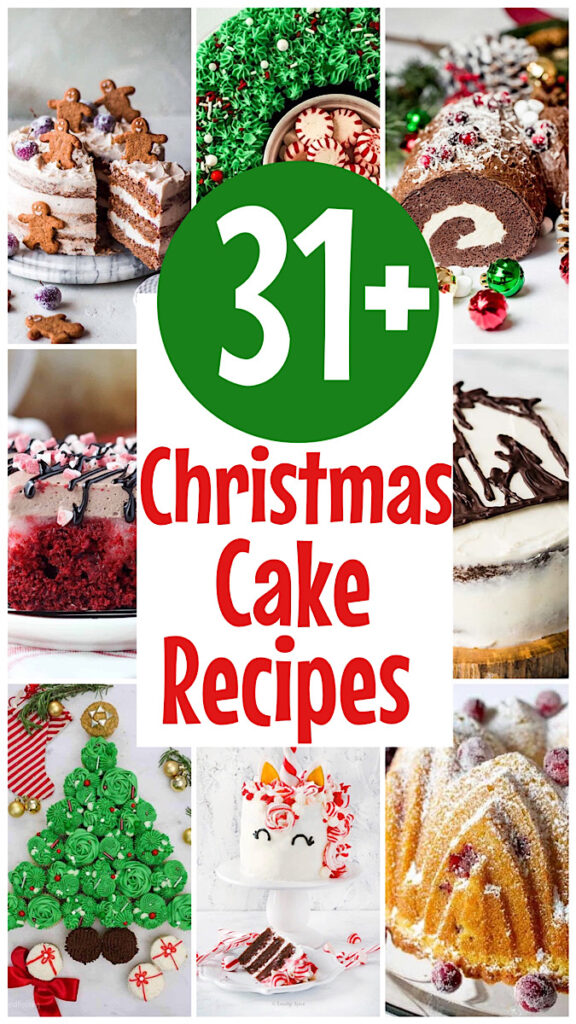 31 plus Christmas Cake Recipes