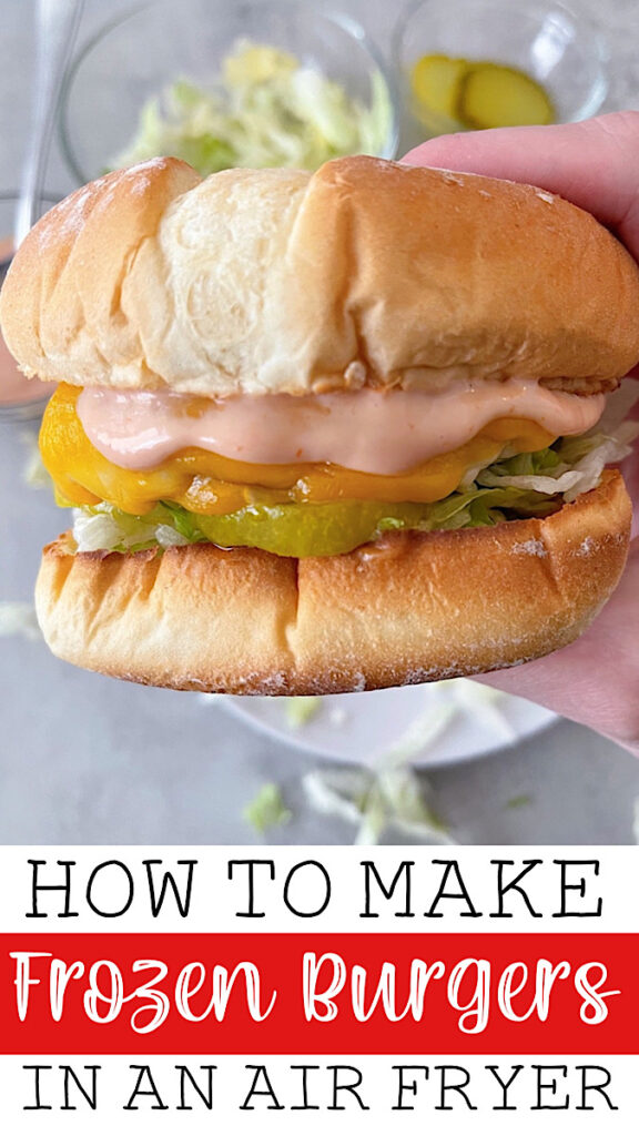 Cooking frozen burgers in the air fryer is a great alternative to traditional cooking methods. Here's how to do it!