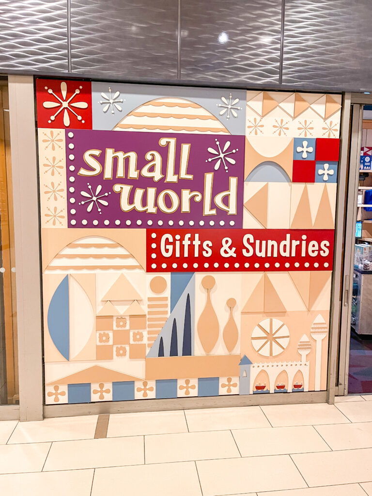 Small World Gifts & Sundries at the Disneyland Hotel.