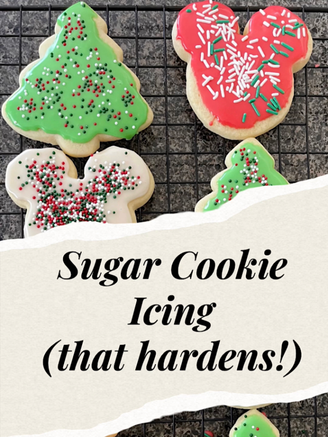 Christmas Cookie Icing that Hardens