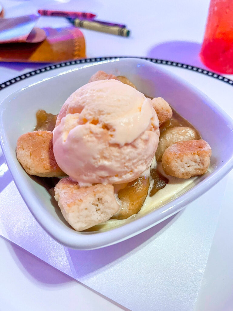 Bounty Fruit Cobbler from Disney Cruise Pirate Night.