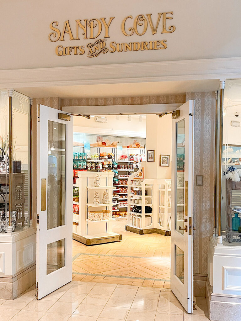 Sandy Cove Gifts & Sundries at Grand Floridian.