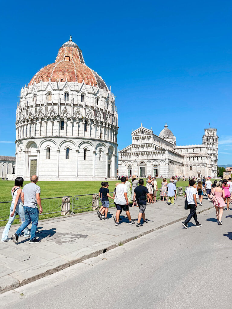 Buildings in Pisa, Italy.