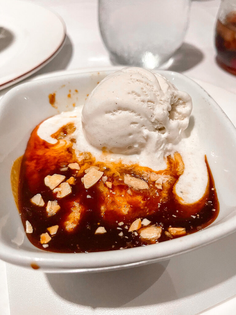 White Chocolate Bread Pudding from Rapunzel's Royal Table.