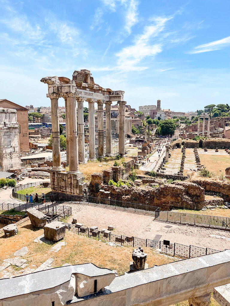 Ancient Roman Forum in Rome.