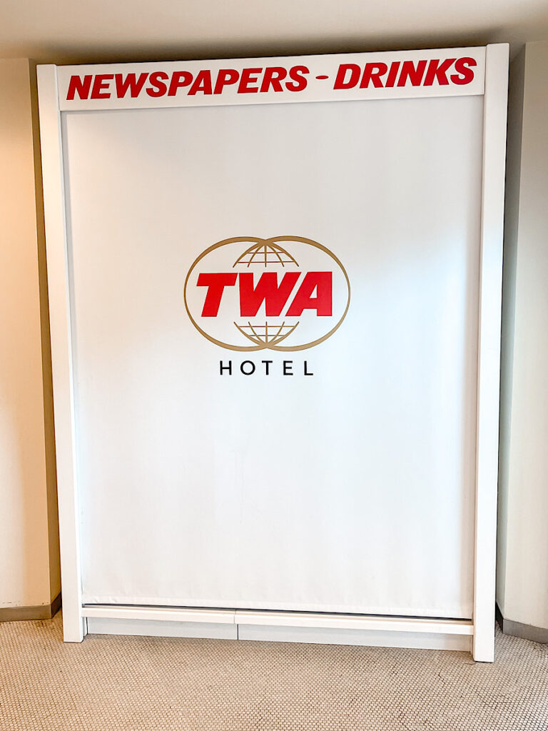 Decor at the TWA Hotel.