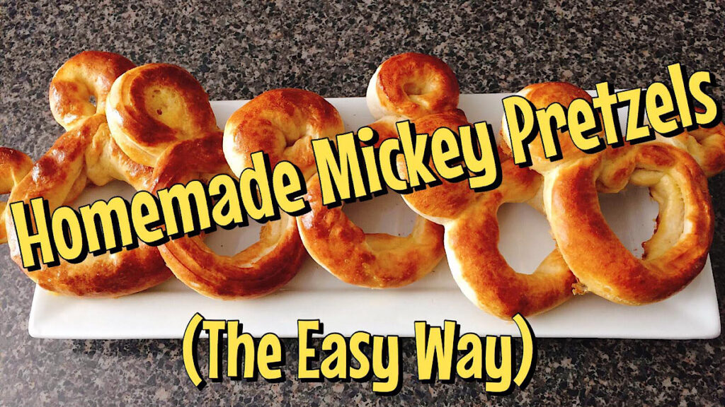 Homemade Mickey Pretzels.