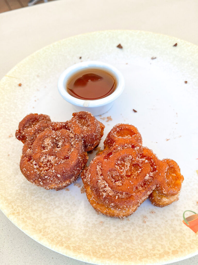 Mickey Churro Waffles from the Disney Magic.