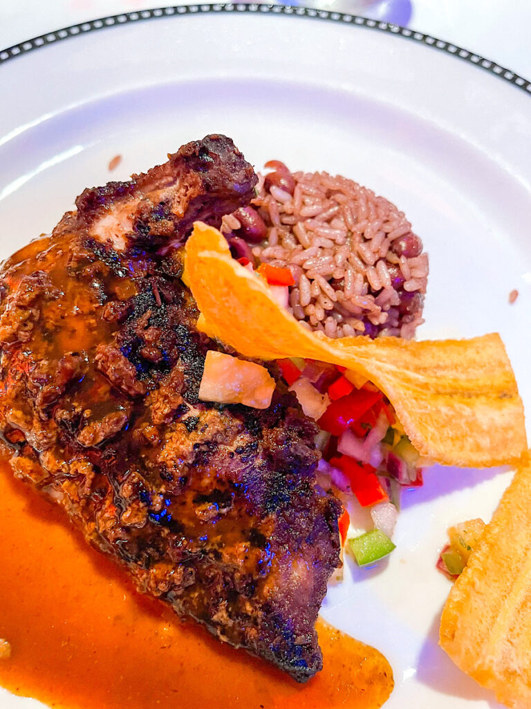 Tia Dalma’s Jerk Chicken from Pirate Night on the Disney Magic.