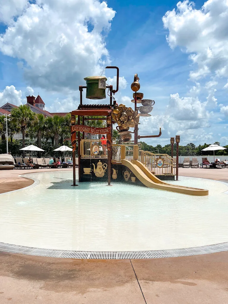 Water playground at Disney's Grand Floridian Resort.