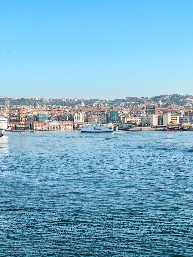 View of Naples Italy.