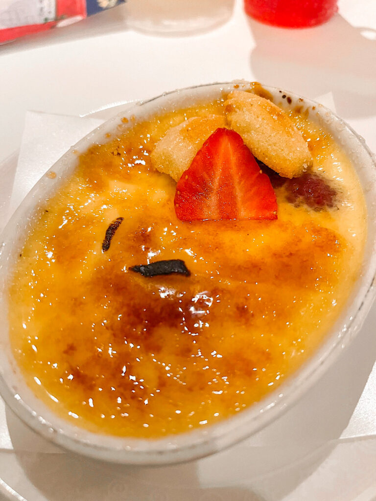 Vanilla Creme Brulee from Lumiere's on the Disney Magic.