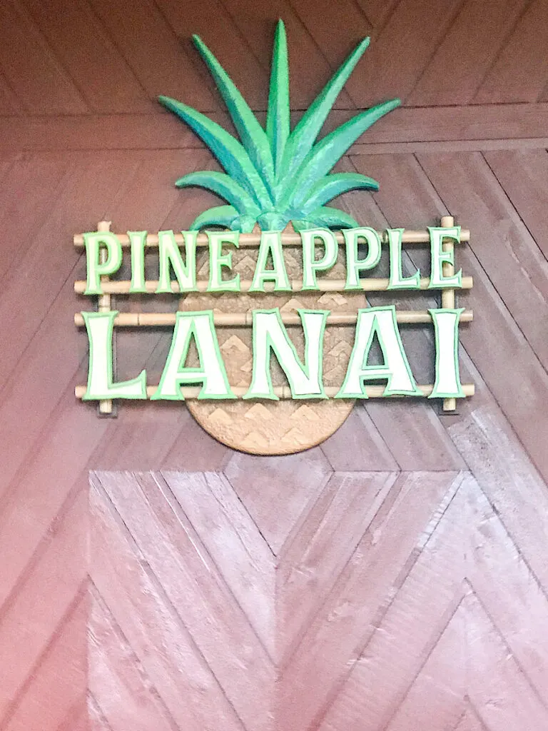 Pineapple Lani at Disney's Polynesian Resort.