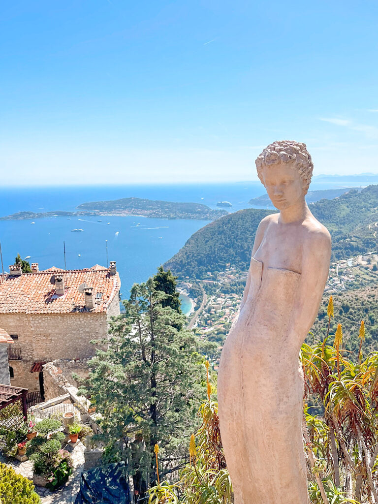 View of the Mediterranean Sea from Eze, France.