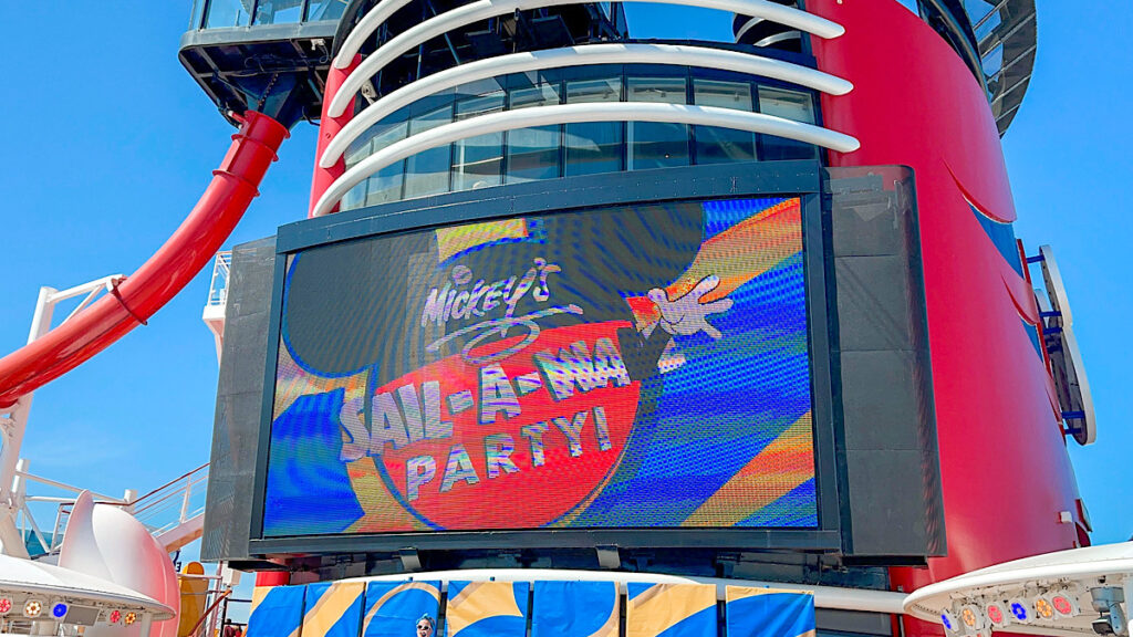 Sail Away Party on the Disney Magic.