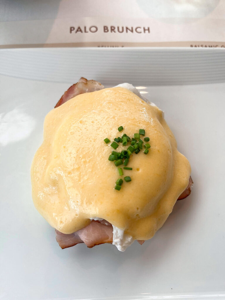 Eggs Benedict from Palo.