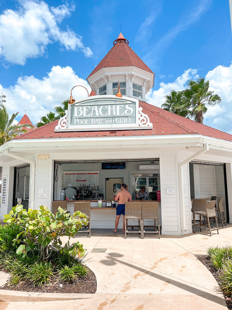Beaches Pool Bar & Grill at Grand Floridian.