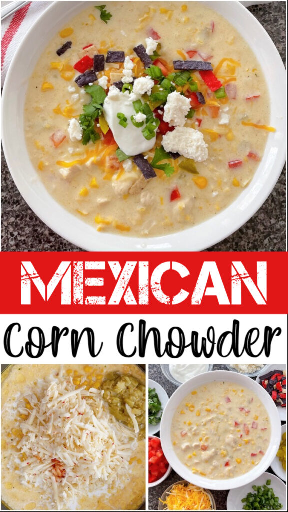 A bowl of Mexican Corn Chowder.