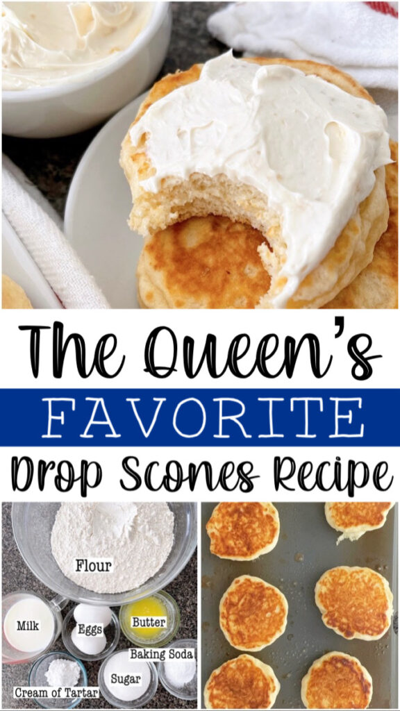 The Queen's favorite drop scones served with honey butter.