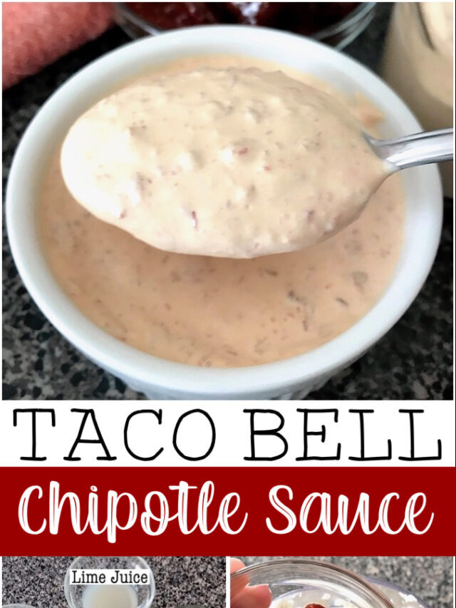 Taco Bell Chipotle Sauce